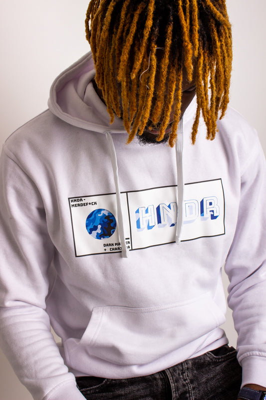 Limited Edition HNDR LEGACY Design Unisex Hoodie - White