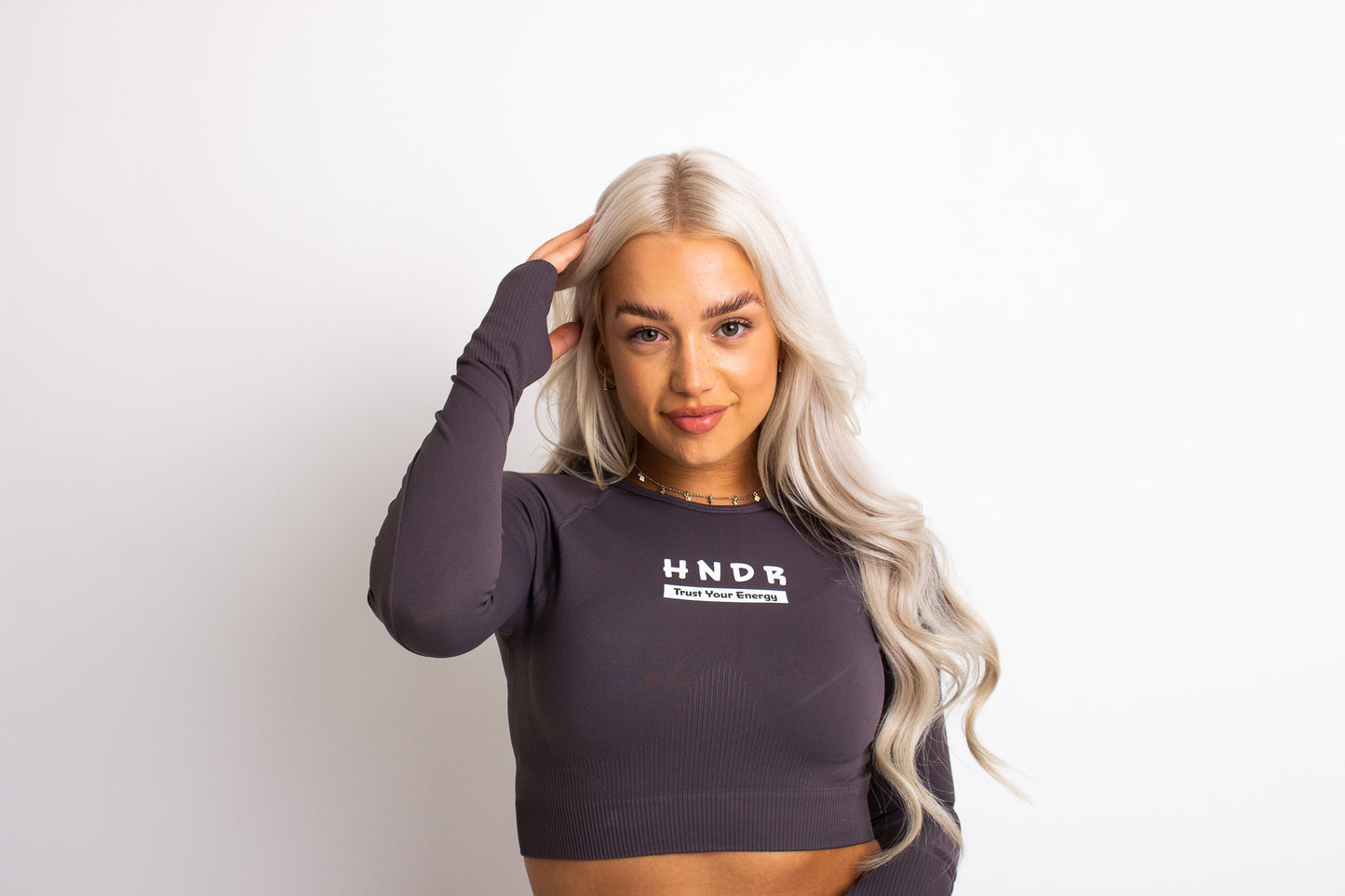 HNDR Seamless Crop Top & leggings Gym Set