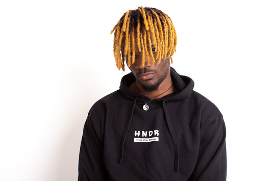 HNDR Logo Unisex  Hoodie -  Black